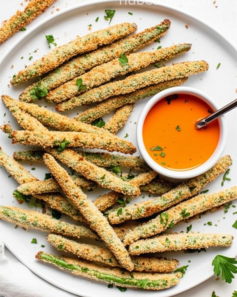 Buffalo Ranch Green Bean Fries