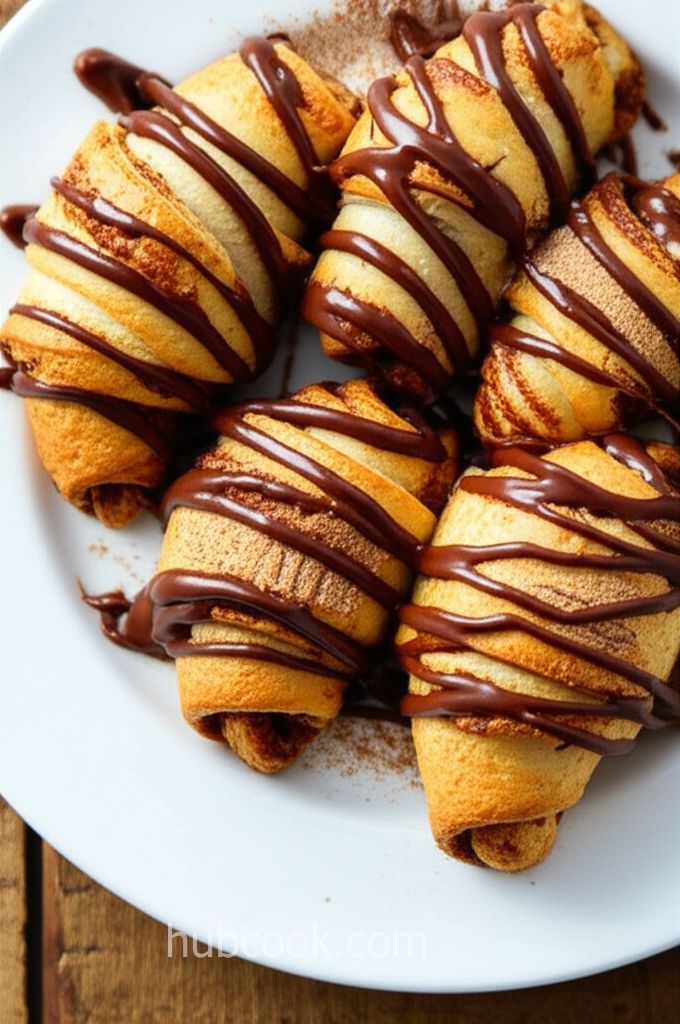 Cinnamon Bun Crescent Rolls