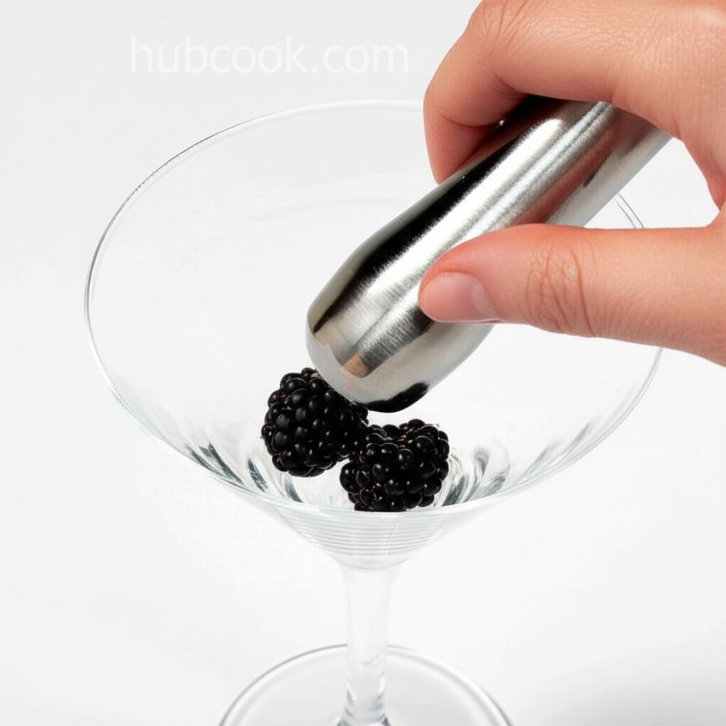 Spicy Blackberry Martini