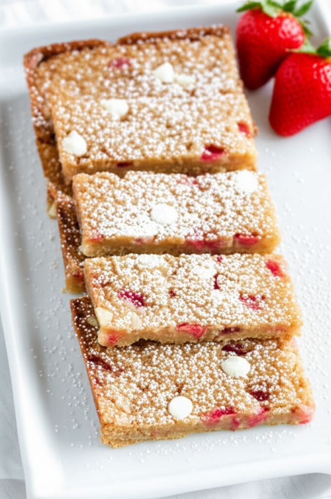 Strawberry Oatmeal Bars