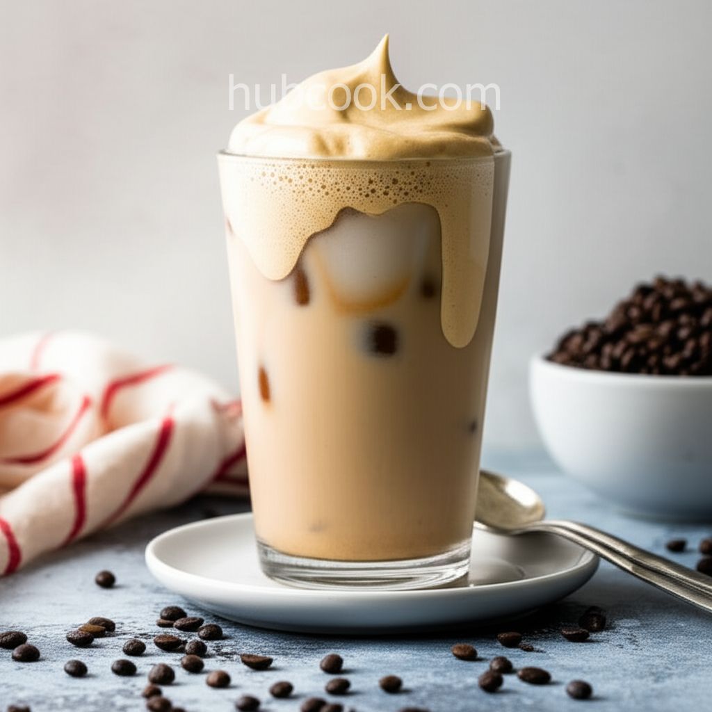 Vegan Banana Whipped Iced Coffee