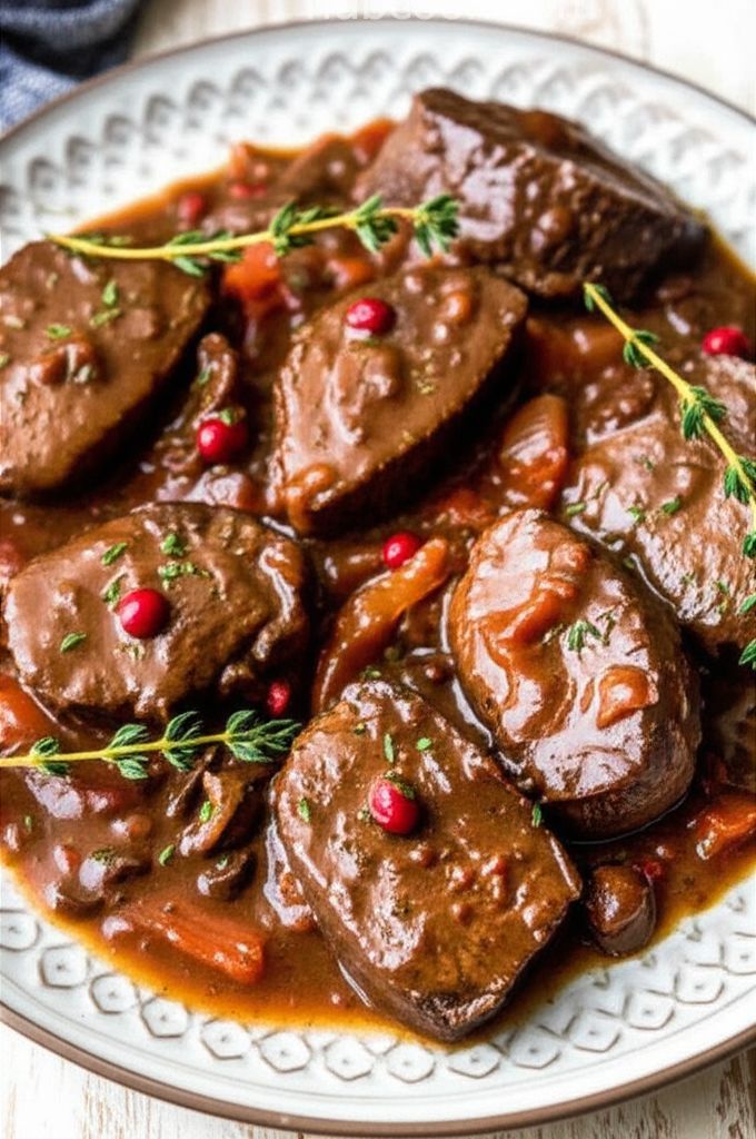 Venison Tenderloin in the Slow Cooker