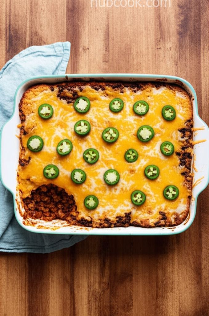 Baked Chili Cornbread Pot Pie