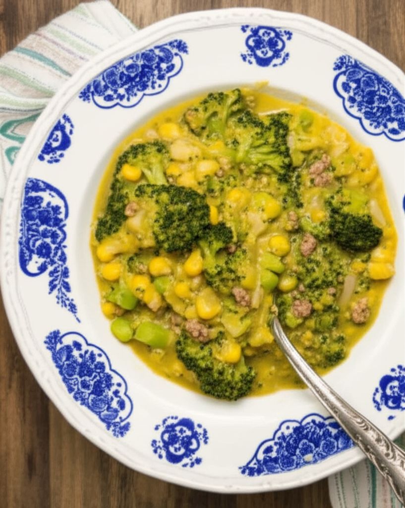 Broccoli and Leftover Mashed Potato Soup