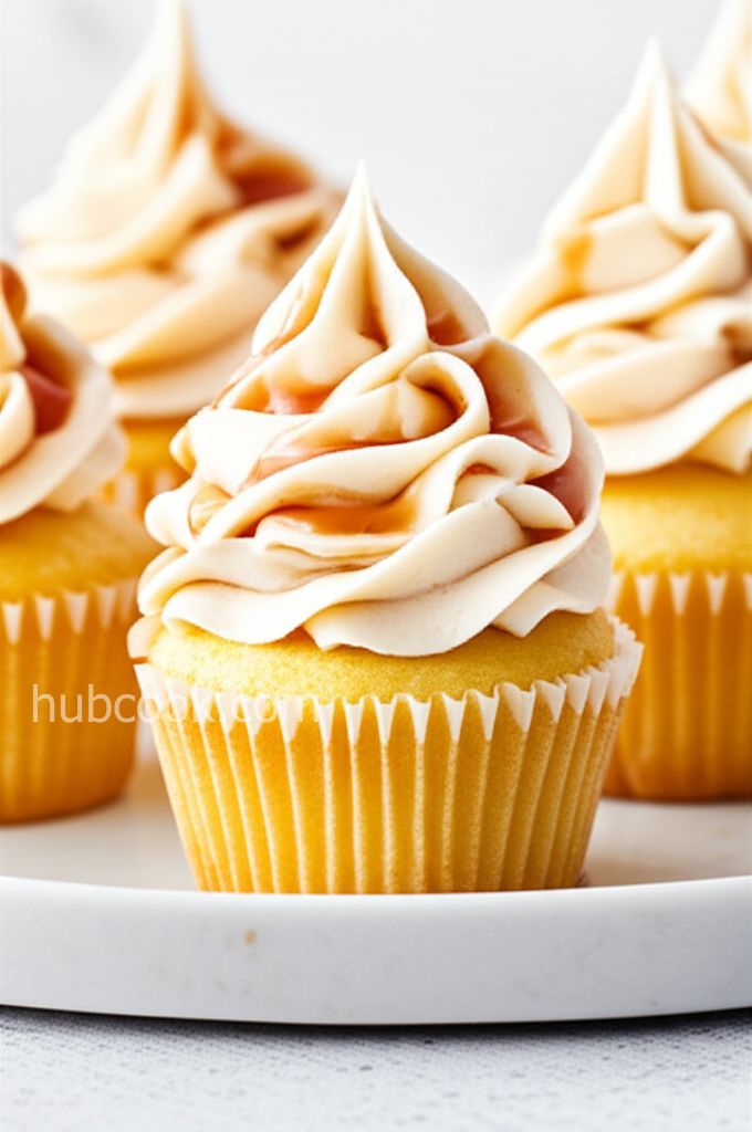 Mini Cornmeal Cupcakes with Maple Butter Cream