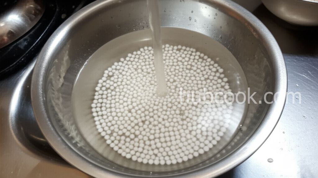 Sabudana Khichdi (Tapioca with Potatoes and Peanuts)